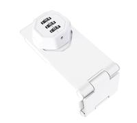 Metal Security Hasp Combination 5inch Lockable Latches Simple Use for Safeguarding Cabinet Door & Small