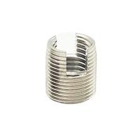 Metal Self Tapping Slotted Thread Insert Nuts 1-10pcs M2 To M20 Stainless Steel Threaded Inserts Metal Thread Repair Insert Self Tapping Slotted Screw(Stainless Steel,M14 2pcs)