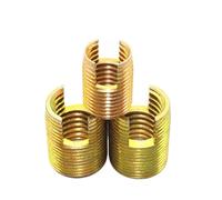 Metal Self Tapping Slotted Thread Insert Nuts Self Tapping Slotted Thread Insert M12xM16x22mm Carbon Steel Galvanized Pack Of 10
