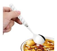 Metal Serving Spoon - Stainless Steel Table Spoon, Long Handle Comfortable Grip, Kitchen Utensil Perfect for Cooking Basting, Durable Easy to Clean, Ideal for Home Kitchen Dining and Food Preparation