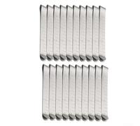 Metal Sewing Crimping Clamp 20pcs Stainless Steel Hemming Clips with Built-in Measuring Ruler for Fabric Curtains Pants Skirts