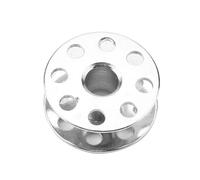 Metal Sewing Machine Bobbins, Universal Type 270010, 100 Pieces, 2.1x2.1x0.8cm, for Industrial Use