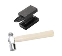 Metal Shaping Hammer Jewelry Making Tool with Rounded Striking