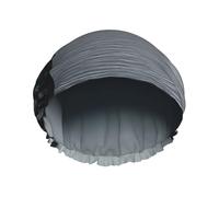 Metal Shard Double Layer Shower Cap with Comfort Skin Friendly Design for Hair Protection During Bathing