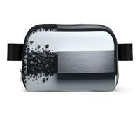 Metal Shard Square-shaped Waist Bag with Durable Polyester and Adjustable Strap for Daily Outdoor Wearing