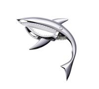 Metal Shark Guitar Capo | Guitar Clip with Comfortable Hand Feel | Lightweight Capo for Acoustic, Folk, Electric Guitars, and Ukulele | Stylish, Easy-to-Use Capo for All Guitar Players