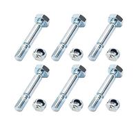 Metal Shear Pin Assembly Winter Snow Blower Maintenance Part for Snow Blowers Works in Extreme Cold Weather Conditions Gear Security Shear Bolts