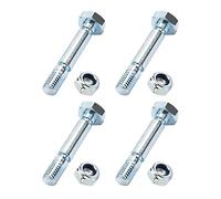 Metal Shear Pin Assembly Winter Snow Blower Maintenance Part for Snow Blowers Works in Extreme Cold Weather Conditions Gear Security Shear Bolts