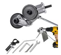 Metal Sheet Cutter,Universal Metal Punching and Shearing Drill Bit Attachments, Sharp and Durable, Precise Cutting, Safe and Portable, A Must-Have for DIY.