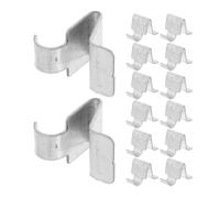 Metal Shelf Clips 100pcs Metal Cabinet Shelf Clips Stainless Pegs | Storage Rack Fixing Clip for Bookcase Shelving Use