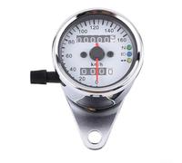 Metal Shell Bike Odometer 6.5cm Fit Metal Shell Bike Odometer(Silver)