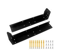 Metal Shelves Brackets Suspended Tripod Shelf Thicked Invisible L Brackets Wall Mounted Layer Board Bracket Easy Installation No Drilling