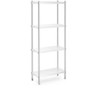 Metal Shelving Unit 70 x 40 x 180 cm (Lxwxh) cm Royal Catering 200 kg - Free Standing Shelves by Grey