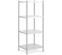 Metal Shelving Unit 70 x 60 x 180 cm Royal Catering 200 kg - Free Standing Shelves by Grey