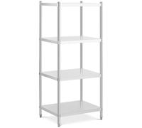 Metal Shelving Unit - 80 x 60 x 180 cm (LxWxH) cm - Royal Catering - 200 kg RCER-8060