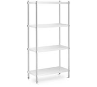 Metal Shelving Unit - 90 x 40 x 180 cm (LxWxH) cm - Royal Catering - 200 kg RCER-9040