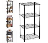 Metal shelving wire rack for storage, pantry and cellar, open shelving