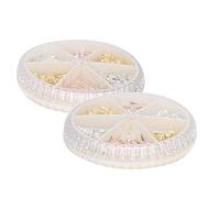 Metal Shiny Nail Ornaments Stylish Nail Art Decoration DIY Manicure Tool Accessory 2 Boxes Alloy Nail Decorations for Home Nail Salon