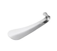 Metal Shoe Helper - Long Grip, Curved Tip | Boot Jack Handle Tool, Slip-On Accessory For Elderly Mobility Aid, Travel Footwear Helper Gear Compact Stick Entry Support For Men, Women, Youth