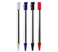 Metal Short Adjustable Styluses Pens for Nintendo 3DS DS Extendable Stylus Touch Pen Replacement (Metal Red)