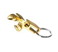 Metal Shotgun Bottle Opener - 4 in 1 Shotgun Tool, Beer Tab Opener, Bottle Opener, Extremely Durable, Drinking Games (Gold)