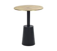 Beliani Side Table Tanami Metal Gold