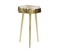 Metal Side Table Gold TAUPO