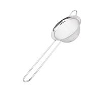 Metal Sieve Stainless Steel 8cm 3" - Tea & Fruit Fine Mesh Strainer, Baking, Food Grade, Cocktail Drinks Strainer, Juice Strainer for Pulps & Seeds