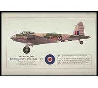 Metal Sign 419071 De Havilland Mosquito Fb Mk Vi A4 12x8 Aluminium