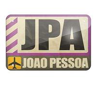 Metal Sign Airportcode Jpa Joao Pessoa 7.8X11.8 Inch