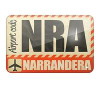 Metal Sign Airportcode Nra Narrandera Metal Tin Sign 8X12 Inches