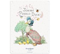 Metal Sign - Beatrix Potter's Peter Rabbit (Jemima Puddle-Duck, 15 x 20 cm)