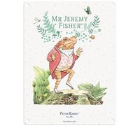 Metal Sign - Beatrix Potter's Peter Rabbit (Mr Jeremy Fisher, 15 x 20 cm)