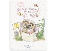 Metal Sign - Beatrix Potter's Peter Rabbit (Mrs Tiggy-Winkle, 15 x 20 cm)
