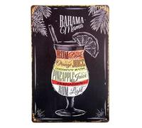 Metal Sign - Cocktails Spirit Alcohol Tin Sign Metal Poster Wall Decor Pub Bar Tavern Display