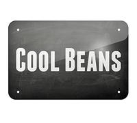 Metal Sign Cool Beans Metal Tin Sign 8X12 Inches
