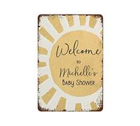 Metal Sign Dried Flower Drawing Blue Butterfly I Believe There Are Angels Among Us Funny Retro Vintage Aluminum Sign For Home Garden Coffee Wall Decor Metal Tin Sign Gift For Women Men 8x5.5 Inch