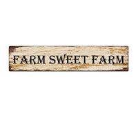 Metal Sign Farm Sweet Farm Vintage Signs Retro Tin Signs Aluminum Sign for Kitchen Home Garden Wall Bar Cafe Decor 4x16 Inches