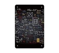 Metal Sign for Home, Custom Tin Mathematics And Physics Sign for Wall Decor, Personalized Wall Art Plaques for Business, Funny Posters for Garden, Yard, Office, Bar, 7.9x11.8Inch