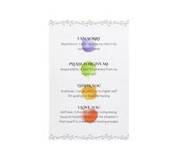 Metal Sign Hooponopono Prayer Hawaiian Spiritual Practice for Meditation Room Quiet Space Wall Decor 8 X 12 inch