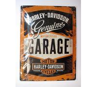 Metal sign large Harley Davidson workshop garage, nostalgia sign 40 cm,