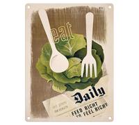 Metal Sign - Official Imperial War Museum (Eat Daily, 15 x 20 cm)