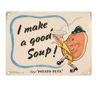 Metal Sign - Official Imperial War Museum (I Make a Good Soup, 15 x 20 cm)