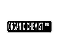 Metal Sign Organic Chemist DR Vintage Signs Retro Tin Signs Aluminum Sign Gift for Home Kitchen Garden Wall Yard Coffee Art Plaque Decor 4x16 Inches