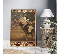 Metal Sign Poster Life Is Hard It'S Even Harder If You'Re Stupid Metal Sign Aesthetic Tin Signs Decorative Metal Tin Signs For Home Bathroom Bar S