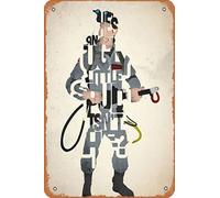 Metal sign Ray Stantz - Ghostbusters. Tin Poster 12 X 8 Inches