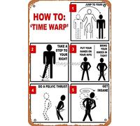 Metal Sign Rocky Horror Picture Show Time Warp Tin Poster 6x8 Inch