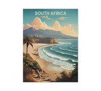 Metal Sign，South Africa Vintage Travel Poster，Tin Signs New Year Easter Wall Decoration Bar Pub Family Cafe Signs Men Cave Gifts for Friends Family Fun Signs Nice Sign(20x30cm）8x12 inch-BX24