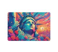 Metal Sign Statue of Liberty 20x30cm Decorative Wall Sign | Decorative tin signs complement rustic room schemes for versatile room styling.