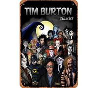 Metal Sign - Tim Burton Classics Tin Poster 12 X 8 Inches